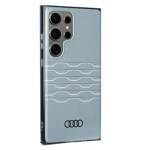 Audi IML Geometric Pattern Case S24  Ultra S928 szary/grey hardcase AU-IMLS24U-A6/D3-GY