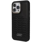 Audi Synthetic Leather MagSafe iPhone 14 Pro Max 6.7" czarny/black hardcase AU-TPUPCMIP14PM-GT/D3-BK