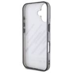 BMW BMHCP16S23HTRAG iPhone 16 6.1" szary/grey hardcase Motosport IML Random Stripes