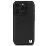 BMW BMHCP16XSLLBK iPhone 16 Pro Max 6.9" czarny/black hardcase Leather Hot Stamp