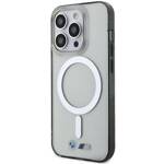 BMW BMHMP15LHCRS iPhone 15 Pro 6.1"  transparent hardcase Silver Ring MagSafe