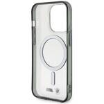 BMW BMHMP15LHCRS iPhone 15 Pro 6.1"  transparent hardcase Silver Ring MagSafe