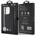 BMW BMHMP16L23PMWK iPhone 16 Pro 6.3" czarny/black hardcase M Smooth Full Wrapped Metal MagSafe