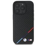 BMW BMHMP16L23PUDTK iPhone 16 Pro 6.3" czarny/black hardcase M Carbon Tricolor Line MagSafe