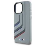 BMW BMHMP16X23SLIG iPhone 16 Pro Max      6.9" szary/grey hardcase Silicone Turning Lines MagSafe