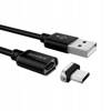 BOROFONE USB KABEL - BU1 3A MICRO USB MAGNETYCZNY 1.2M CZARNY