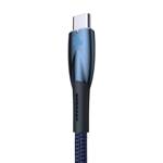 Baseus Glimmer Series kabel do szybkiego ładowania USB-A - USB-C 100W 480Mb/s 2m niebieski