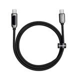 Baseus kabel Display PD USB-C - USB-C 1,0 m czarny 100W