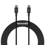 Baseus kabel Superior PD USB-C - USB-C 2,0m czarny 100W