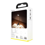 Baseus mini lampka lampa LED z klipsem szary (DGRAD-0G)