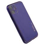 Beline Etui Leather Case iPhone 12 Pro Max purpurowy/purple