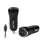 Beline Ład. sam. 2xUSB + microUSB 2,1A czarna/black