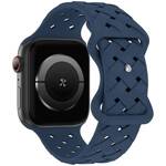 Beline pasek Apple Watch Silicone Woven 38/40/41mm niebieski /deep blue box