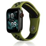 Beline pasek Apple Watch Sport Silicone 38/40/41mm zielono-czarny green/black