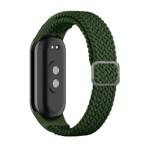 Beline pasek Mi Band 9/8 Textile zielony/green