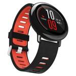 Beline pasek Watch 22mm Double Color Silicone czarno-czerwony black/red box