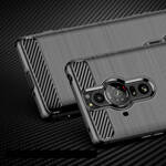 Carbon Case elastyczne etui pokrowiec Sony Xperia Pro-I czarny