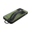 DIESEL HANDSTRAP CASE UTILITY TWILL IPHONE 12 MINI CZARNY/ZIELONY