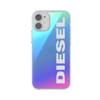 DIESEL SNAP CASE HOLOGRAPHIC WITH THE LOGO FW20 12 MINI HOLOGRAPHIC/WHITE