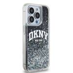 DKNY DKHCP14LLBNAEK iPhone 14 Pro 6.1" czarny/black hardcase Liquid Glitter Big Logo