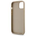 DKNY DKHCP15MPQDSLE iPhone 15 Plus 6.7"   beżowy/beige Quilted Stack Logo