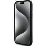 DKNY DKHCP15SSMCBSK iPhone 15 / 14 / 13 6.1" czarny/black hardcase Liquid Silicone Metal Logo