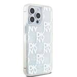 DKNY DKHCP15XLCPEPT iPhone 15 Pro Max 6.7" biały/white hardcase Liquid Glitter Multilogo