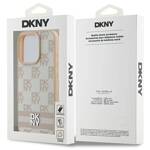 DKNY DKHCP16LPCPTSSP iPhone 16 Pro 6.3" różowy/pink hardcase Checkered Pattern & Printed Stripes