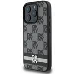 DKNY DKHCP16XPCPTSSK iPhone 16 Pro Max 6,9" czarny/black hardcase Checkered Pattern & Printed Stripes