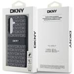 DKNY DKHCS24MPRTHSLK S24+ S926  czarny/black hardcase Leather Mono Stripe & Metal Logo