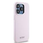 DKNY DKHMP14LSMCHLP iPhone 14 Pro 6.1" różowy/pink hardcase Liquid Silicone Small Metal Logo MagSafe