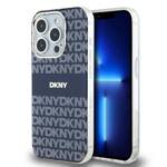 DKNY DKHMP15LHRHSEB iPhone 15 Pro 6.1" niebieski/blue hardcase IML Mono & Stripe MagSafe