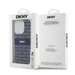 DKNY DKHMP15LHRHSEB iPhone 15 Pro 6.1" niebieski/blue hardcase IML Mono & Stripe MagSafe