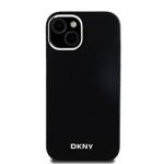 DKNY DKHMP15MSMCHLK iPhone 15 Plus / 14 Plus 6.7" czarny/black hardcase Liquid Silicone Small Metal Logo MagSafe