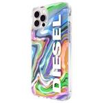 Diesel Clear Case Digital Holographic AOP iPhone 12/12 Pro holograficzny-biały/holographic-white 44315