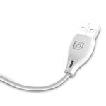 Dudao przewód kabel micro USB 2.4A 1m biały (L4M 1m white)