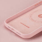 Dux Ducis Grit skórzane etui do iPhone 14 Plus elegancki pokrowiec ze sztucznej skóry (kompatybilne z MagSafe) różowy