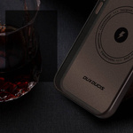 Dux Ducis Naples etui do iPhone 13 Pro Max skórzany pokrowiec (kompatybilny z MagSafe) ciemnobrązowy