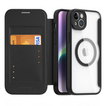 Dux Ducis Skin X Pro etui iPhone 14 Plus magnetyczny pokrowiec MagSafe z klapką czarny
