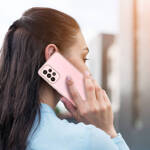 Dux Ducis Yolo eleganckie etui pokrowiec ze skóry ekologicznej Samsung Galaxy A53 5G różowy