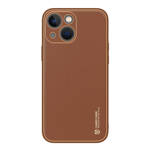 Dux Ducis Yolo etui iPhone 14 elegancki pokrowiec ze skóry ekologicznej brązowy