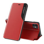 Eco Leather View Case elegancki futerał etui z klapką i funkcją podstawki iPhone 13 mini czerwony