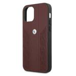 Etui BMW BMHCP12LRSPPR iPhone 12 Pro Max  6,7" czerwony/red hardcase Leather Curve Perforate