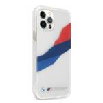 Etui BMW BMHCP12LSKTGT iPhone 12 Pro Max 6,7" transparent hardcase Motorsport Tricolor