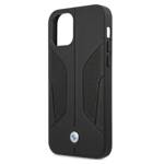 Etui BMW BMHCP12MRSCSK iPhone 12/12 Pro  6,1" czarny/black hardcase Leather Perforate Sides