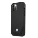 Etui BMW BMHCP12MRSWPK iPhone 12/12 Pro 6,1" czarny/black hardcase Leather Perforate