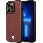 Etui BMW BMHCP14L22RFGR iPhone 14 Pro  6,1" burgundowy/burgundy Leather Diamond Pattern