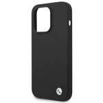 Etui BMW BMHCP14LSILBK iPhone 14 Pro  6,1" czarny/black Silicone Metal Logo