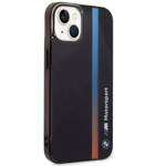 Etui BMW BMHCP14S22HVGV iPhone 14 / 15 / 13 6.1" czarny/black IML Tricolor Stripe