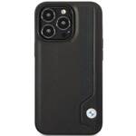 Etui BMW BMHCP14X22RBDK iPhone 14 Pro  Max 6,7" czarny/black hardcase Leather Blue Dots